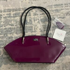 Beijo Dark Purple Over the Moon purse